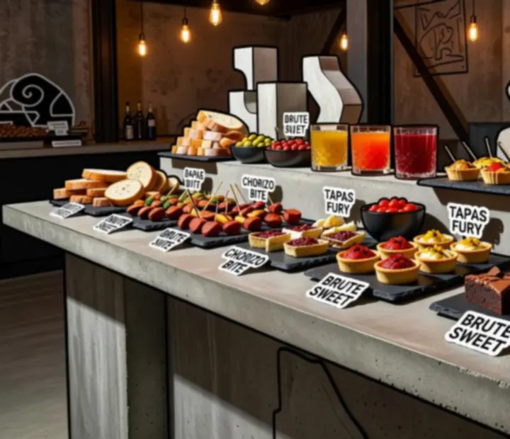 Občerstvení a catering připravený pro soukromou akci v Brnoriva